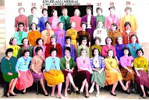 COLLEGE MODERNE DE JEUNES FILLES 1958 3 EME M4